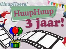 HuupHuupHoera! Webshop HuupHuup bestaat 3 jaar!