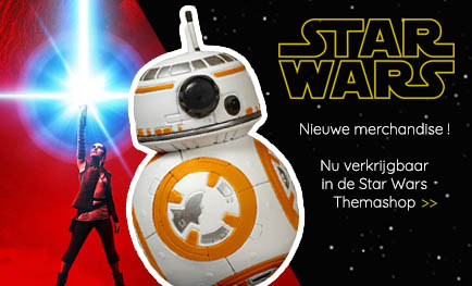 Star Wars Themashop: merchandise van de originele trilogie, The Force Awakens en The Last Jedi