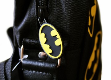 Batman schoudertas met gele logo's