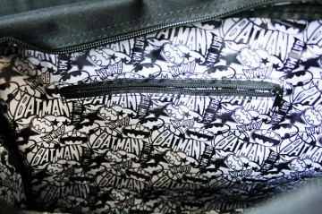 Batman schoudertas met gele logo's