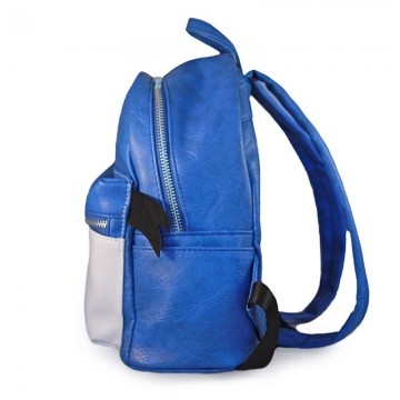 Donald duck rugzak blauw leatherlook 02 zijkant