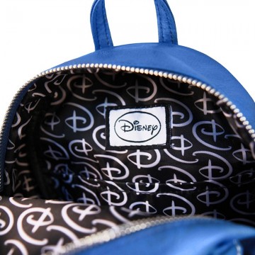 Donald duck rugzak blauw leatherlook 03 detail binnen