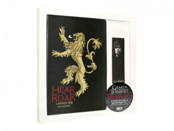 Game of Thrones notitieboek en boekenlegger (Lannister)