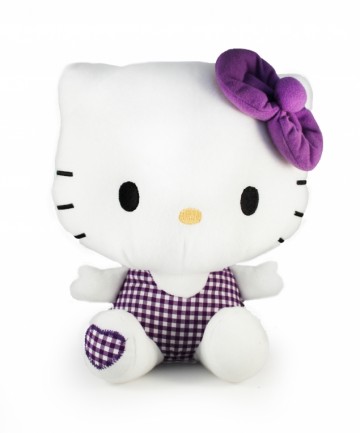 Hello Kitty knuffel (paars)
