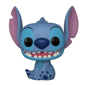 Lilo  stitch pop vinyl stitch zittend lachend 1045 01