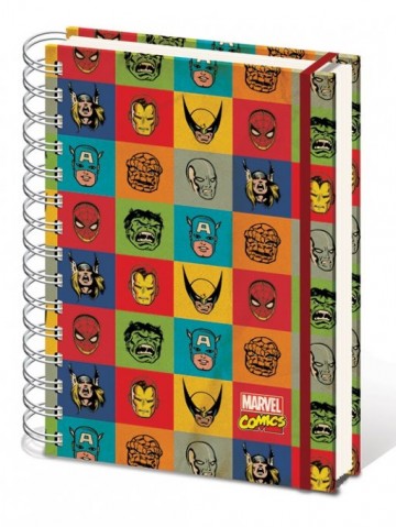 Marvel notitieboek 'Faces' A5
