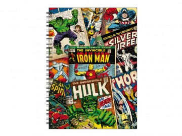 Marvel notitieblok retro (A4)