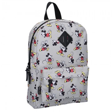 Mickey mouse rugzak grijs met patroon 01