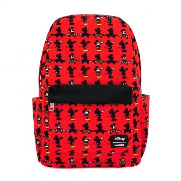 Mickey mouse rugzak rood patroon loungefly 01