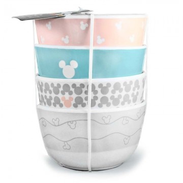 Mickey mouse schaaltjes pastel 01 stapel