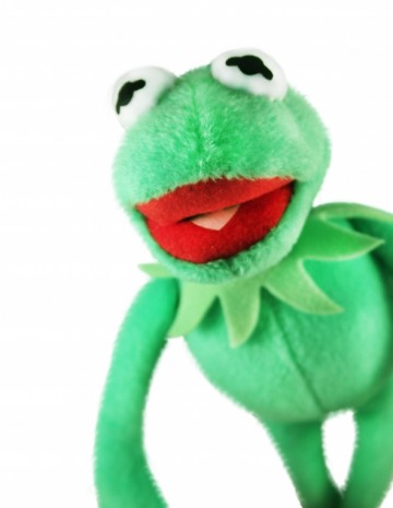 Kermit de Kikker (24 cm) Muppets knuffel