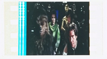 Star wars boekenlegger filmstrip return of the jedi 06b chewbacca leia c 3p0 luke en han