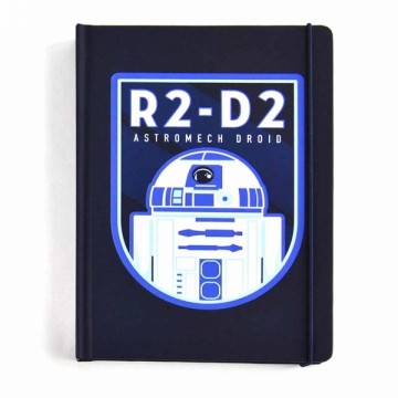 Star wars notebook r2 d2 donkerblauw 02
