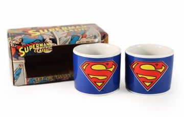 Superman eierdopjes (set van 2)