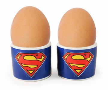 Superman eierdopjes (set van 2)