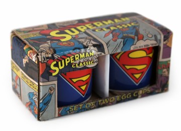 Superman eierdopjes (set van 2)
