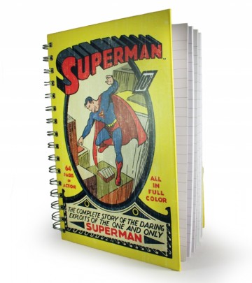 Superman notitieboek (A5) retro