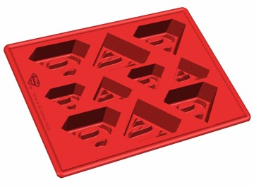 Superman siliconen ijsblokjes vorm