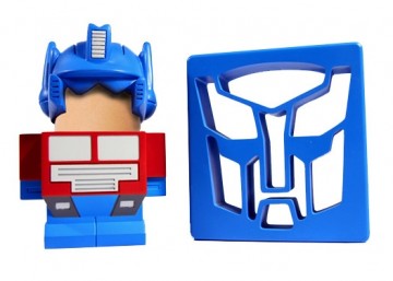 Transformers eierdop en toast cutter