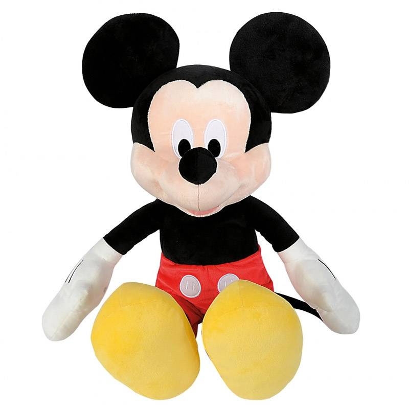 aankomst Op de grond Wrok Mickey Mouse knuffel (42 of 60 cm) - HuupHuup