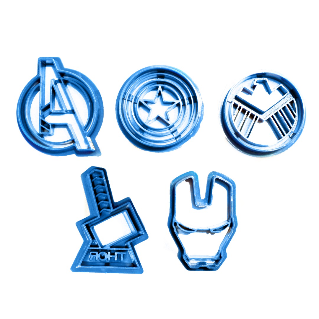 Superhelden koekjesvorm Marvel 'Avengers' (cookie cutter) HuupHuup