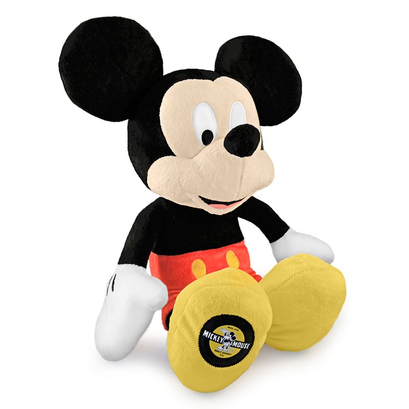 aankomst Op de grond Wrok Mickey Mouse knuffel (42 of 60 cm) - HuupHuup