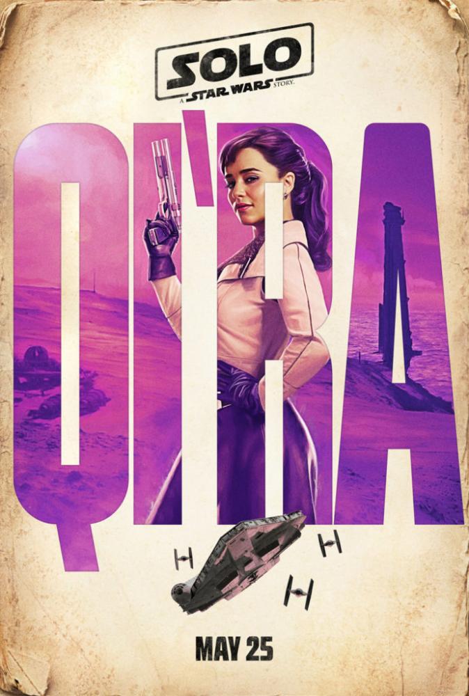Solo: A Star Wars Story poster Qi'Ra