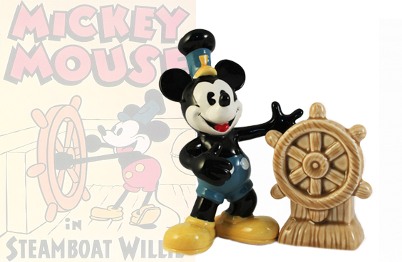 Steamboat Willie peper en zoutstel